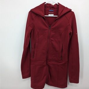 Columbia Red Omni-Wick Long‎ Jacket: Size Large